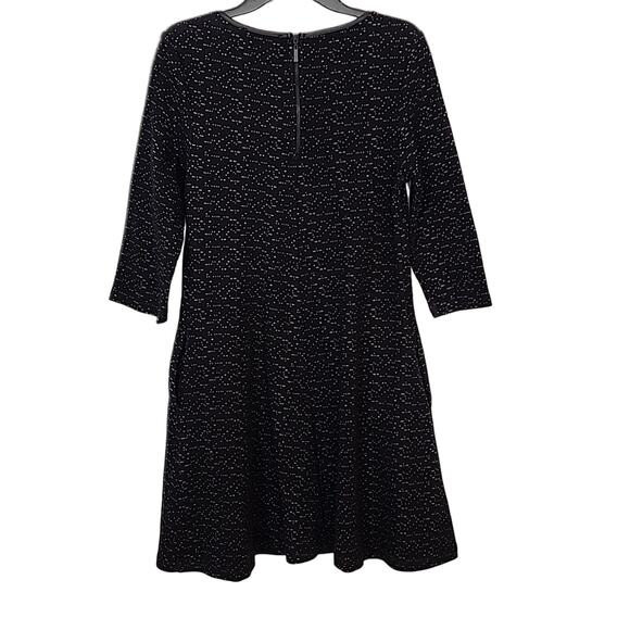 Tart Black Dress with Small Print Pattern, S - Picture 6 of 7